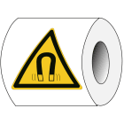 BRADY - Pic W006-Tri 025-Pe-Roll/1 - 250 Segnale di Sicurezza ISO - Attenzione: Campo Magnetico.