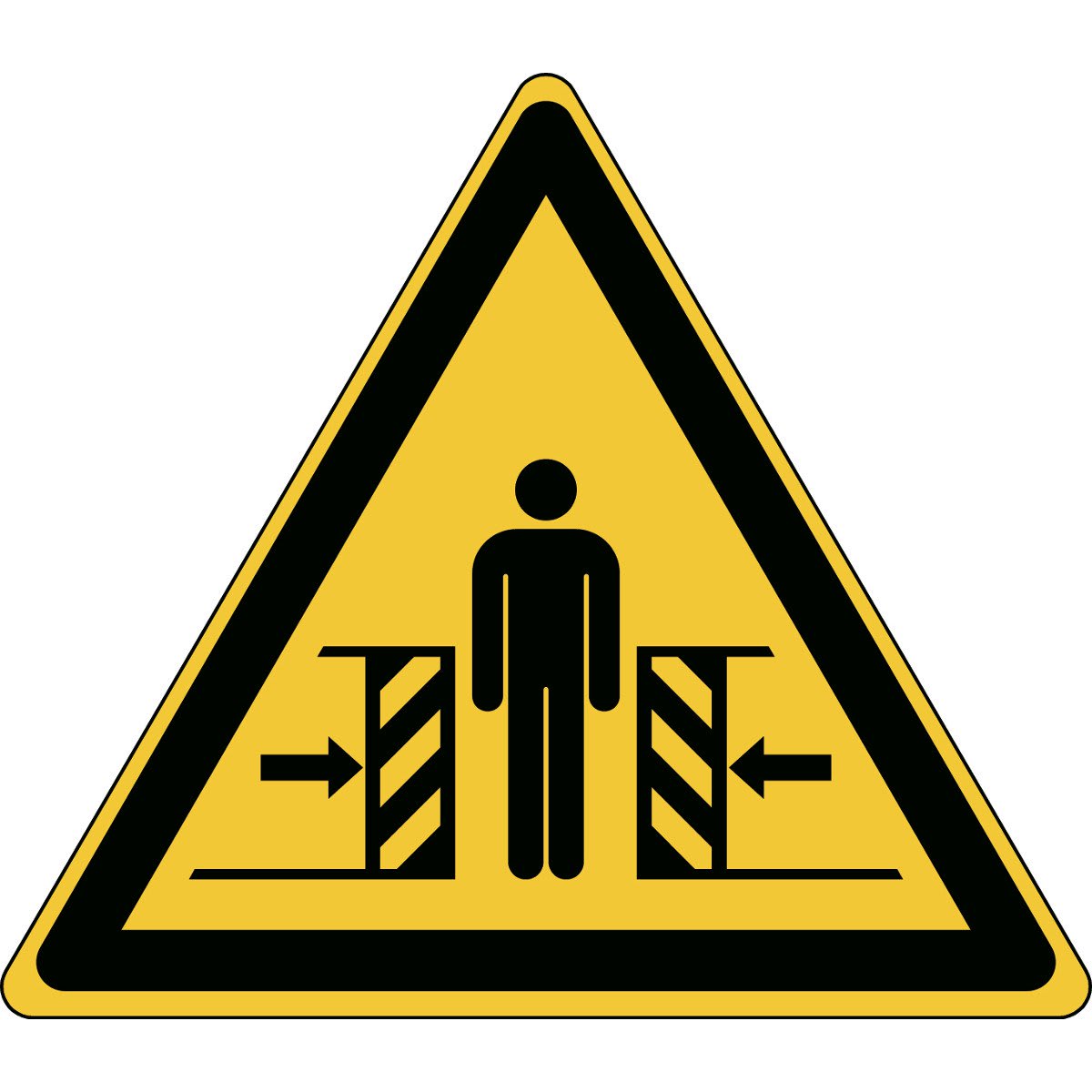 BRADY - Pic W019-Tri 315-Al-Crd/1 - Segnaletica di Sicurezza ISO, Attenzione.