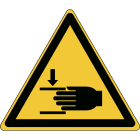 BRADY - Pic W024-Tri 200-Al-Crd/1 - Segnaletica di Sicurezza ISO, Attenzione.