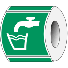 BRADY - Pic E015-100x100-Pe-Roll/1 - 250 Segnale di Sicurezza ISO Acqua Potabile.