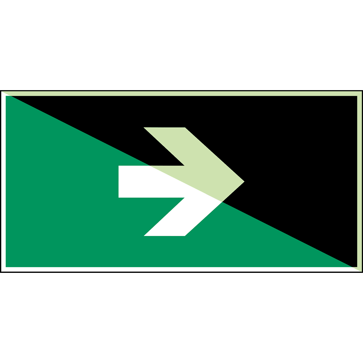 BRADY - Segnaletica fotoluminescente di sicurezza E/A90/NT-PP-PHOLUMB-400X200/1-B - 1 SEGN.