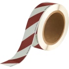BRADY - Pholum B Tape Red Strip 40mmx10m - 1 Rot Nastro Segnaletico Fotoluminescente.