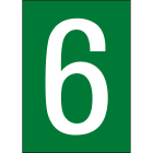 BRADY - NL859A4GR-6 - 1 segnale numeri e lettere in formato DIN A4.