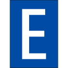 BRADY - NL859A4BL-E - 1 segnale con numeri e lettere in formato DIN A4.