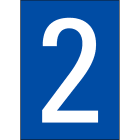 BRADY - NL859A4BL-2 - 1 segnale numeri e lettere in formato DIN A4.