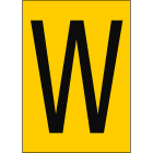 BRADY - NL7541A4YL-W - 1 segnale numeri e lettere in formato DIN A4.