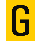 BRADY - NL7541A4YL-G - 1 segnale numeri e lettere in formato DIN A4.