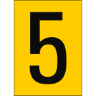 BRADY - NL7541A4YL-5 - 1 segnale numeri e lettere in formato DIN A4.