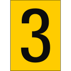 BRADY - NL7541A4YL-3 - 1 segnale numeri e lettere in formato DIN A4.