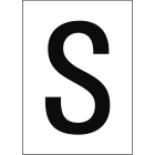 BRADY - NL7541A4WH-S - 1 segnale numeri e lettere in formato DIN A4.