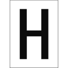 BRADY - NL7541A4WH-H - 1 segnale numeri e lettere in formato DIN A4.