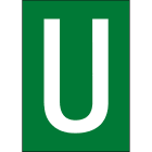 BRADY - NL7541A4GR-U - 1 segnale numeri e lettere in formato DIN A4.