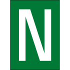 BRADY - NL7541A4GR-N - 1 segnale numeri e lettere in formato DIN A4.