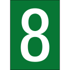 BRADY - NL7541A4GR-8 - 1 segnale numeri e lettere in formato DIN A4.