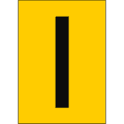 BRADY - nl7527a4yl-i - 1 segnale numeri e lettere in formato din a4.