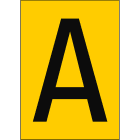 BRADY - NL7527A4YL-A - 1 segnale numeri e lettere in formato DIN A4.