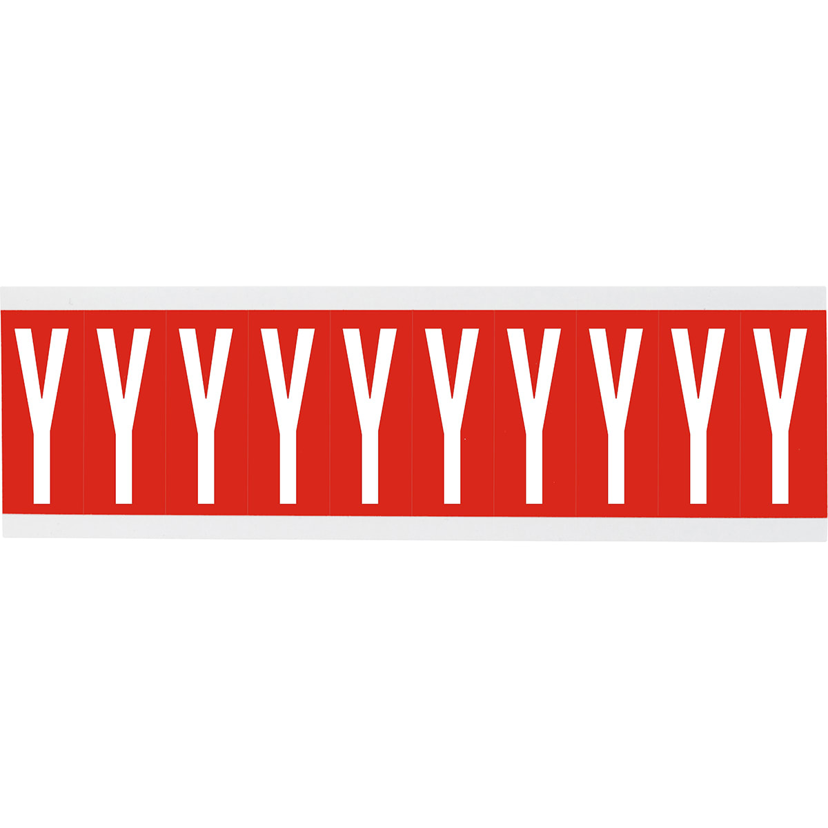 BRADY - Cnl1r Y 250 Etichetta - Lettere e numeri identici su foglio per interni.