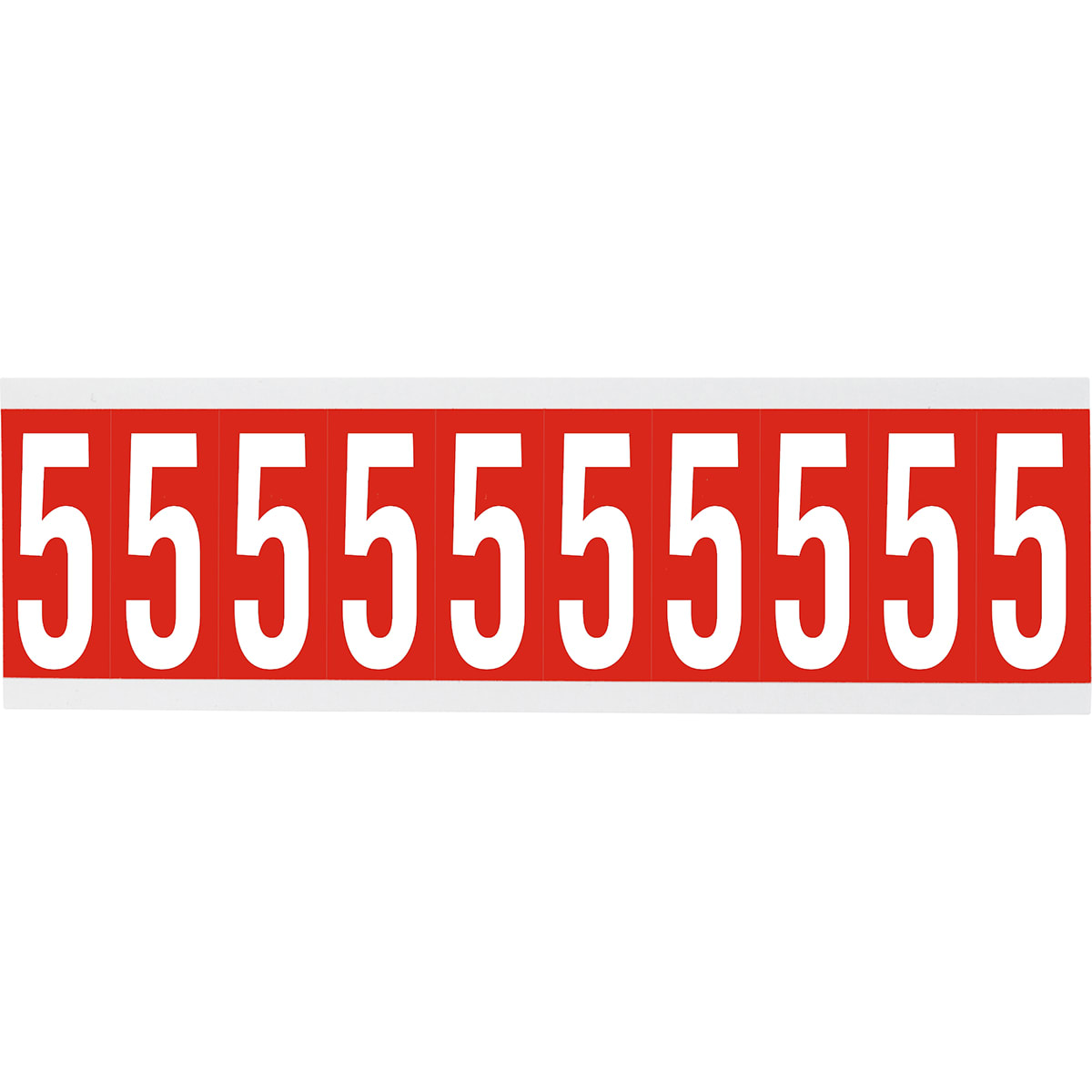 BRADY - Cnl1r 5-250 etichetta con lettere e numeri identici su foglio per interni.