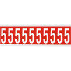 BRADY - Cnl1r 5-250 etichetta con lettere e numeri identici su foglio per interni.