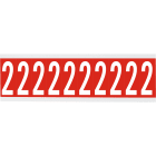 BRADY - Cnl1r 2 - 250 etichetta, lettere e numeri identici su foglio per interni.