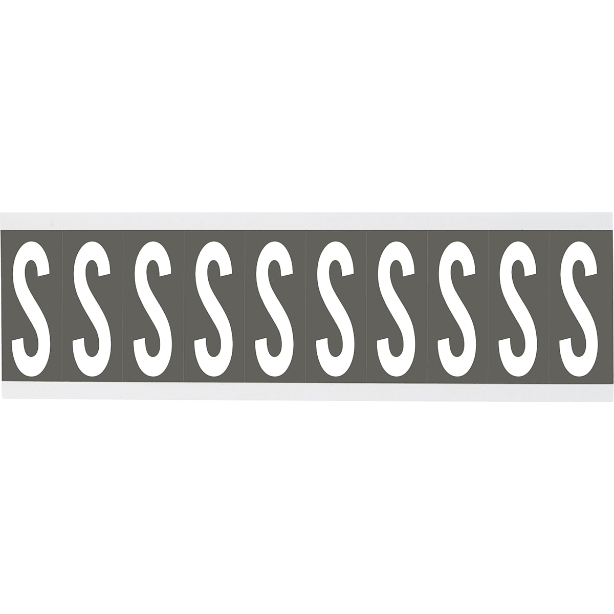 BRADY - Cnl1gr S 250 Etichetta Lettere E Numeri Identici Su Foglio Per Interni.