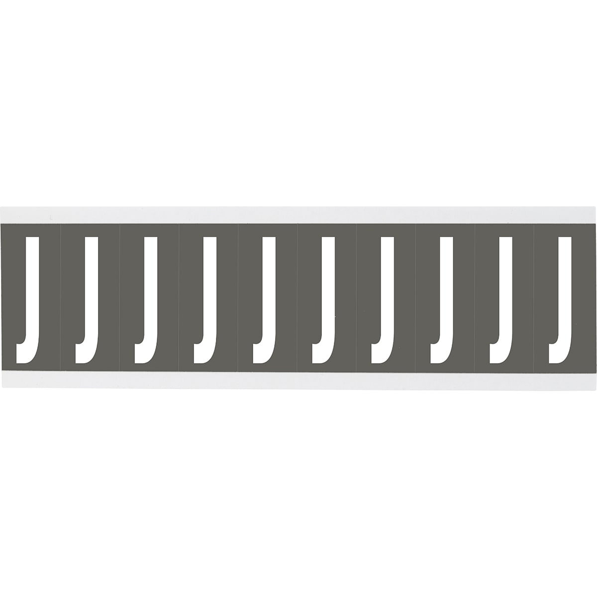 BRADY - Cnl1gr j 250 etichetta - lettere e numeri identici su foglio per interni.