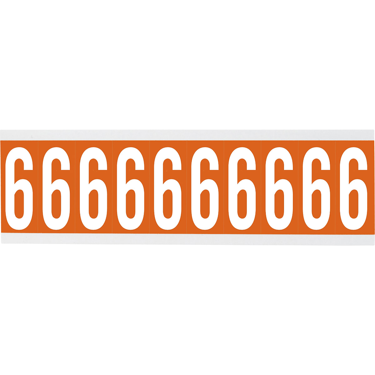 BRADY - Cnl2o 6 - 250 etichetta per lettere e numeri identici su foglio per interni.