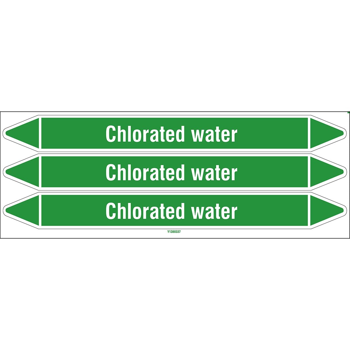 BRADY - CHLORATED WATER 355X37CARD-T1- - 3 SEGNA