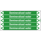 BRADY - Etichetta per marcatura tubi - 5 segnale demineralizzata 150x12 card T1 P03.