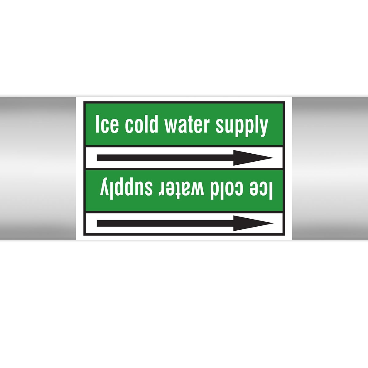 BRADY - Etichetta Marcatubi 505 Segnale in Rotolo con Liner, Senza Pittogrammi per Acqua.