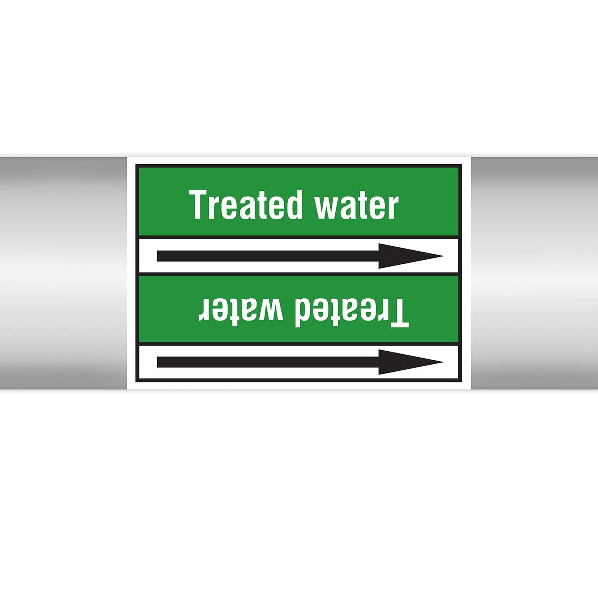 BRADY - Etichetta Marcatubi 505 Segnale in Rotolo con Liner, Senza Pittogrammi per Acqua.