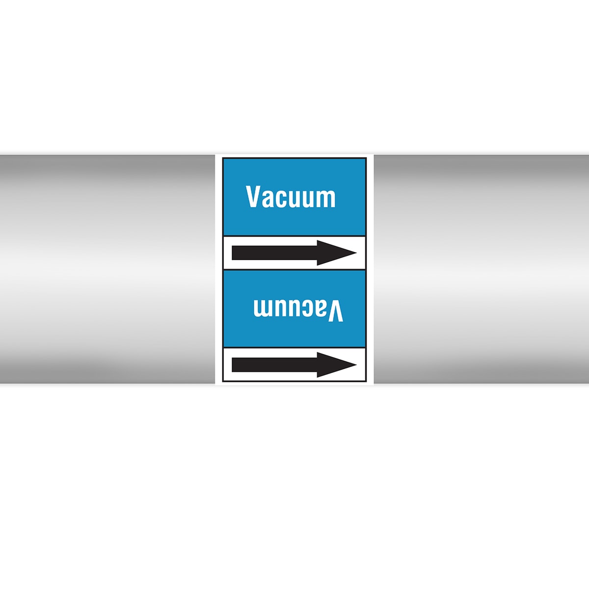 BRADY - Vacuum segnale 100x33rl-t3-p8 - 220 marcatubi in rotolo con liner, senza pittogrammi aria.