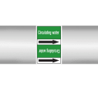 BRADY - Etichetta Marcatubi - 220 Segnale in Rotolo con Liner, Senza Pittogrammi per Acqua.