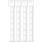 BRADY - TARGHETTA COMPONENTE ABB 9X17 - 384 TAG