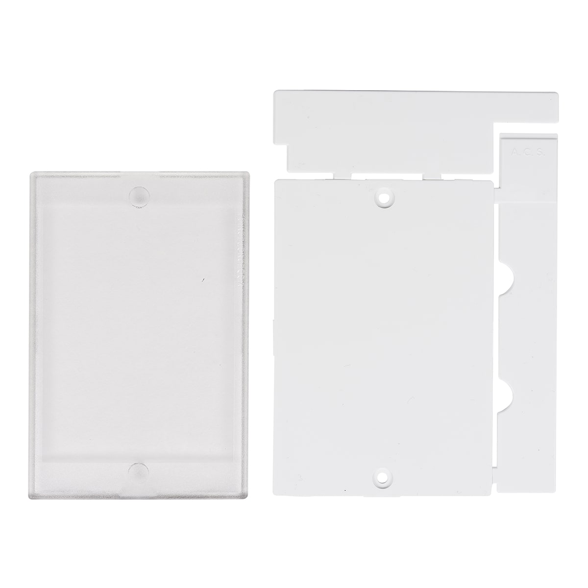 BRADY - Kit targa quadro tipo 1 bianco - 1 kit.