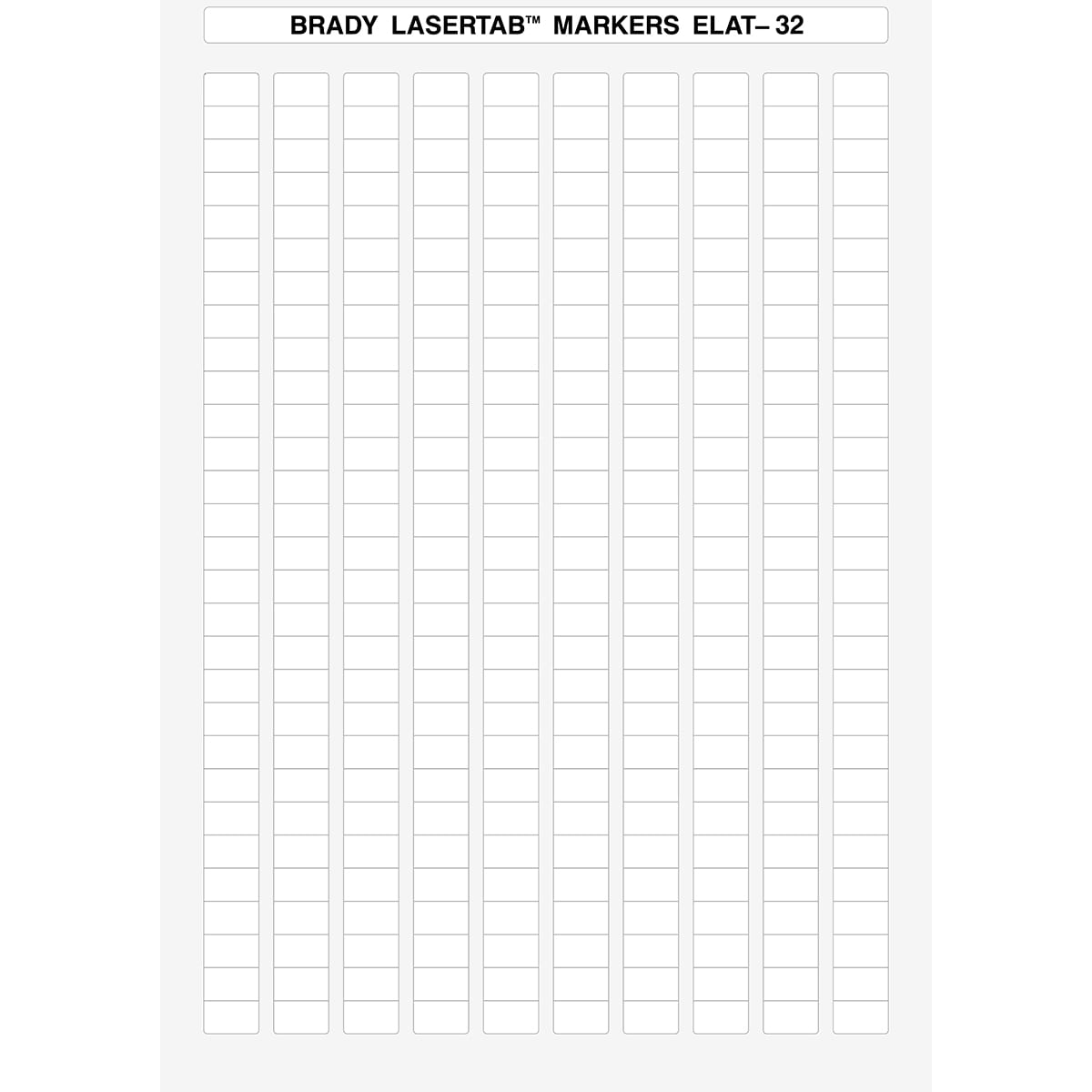 BRADY - Etichette LaserTab per stampa laser