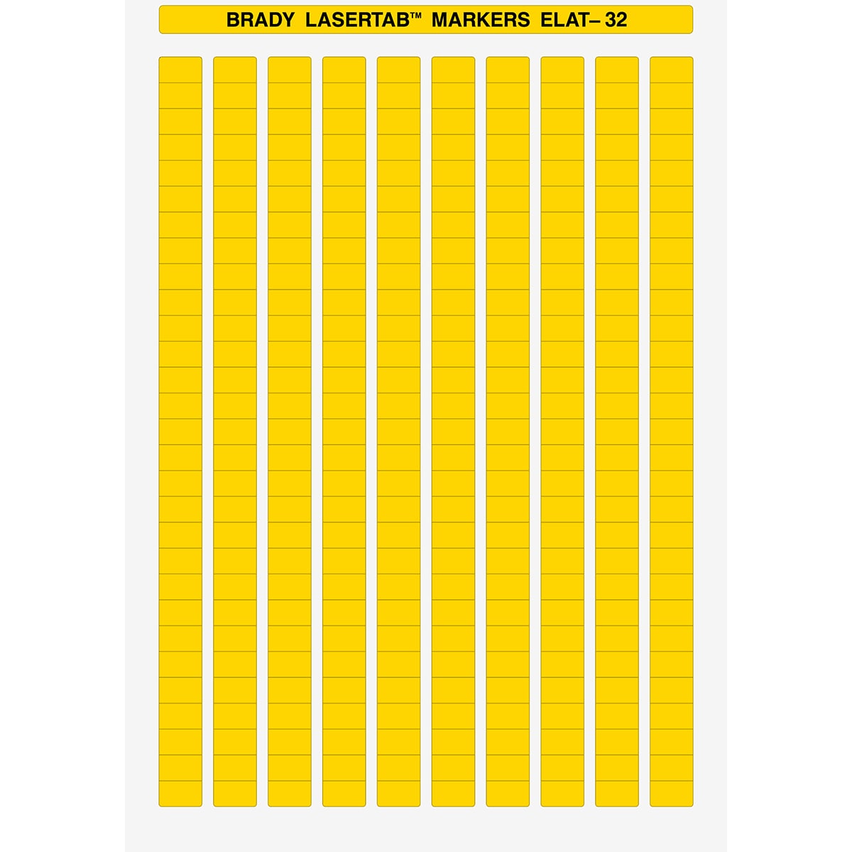 BRADY - Etichette per stampa laser LaserTab 014390