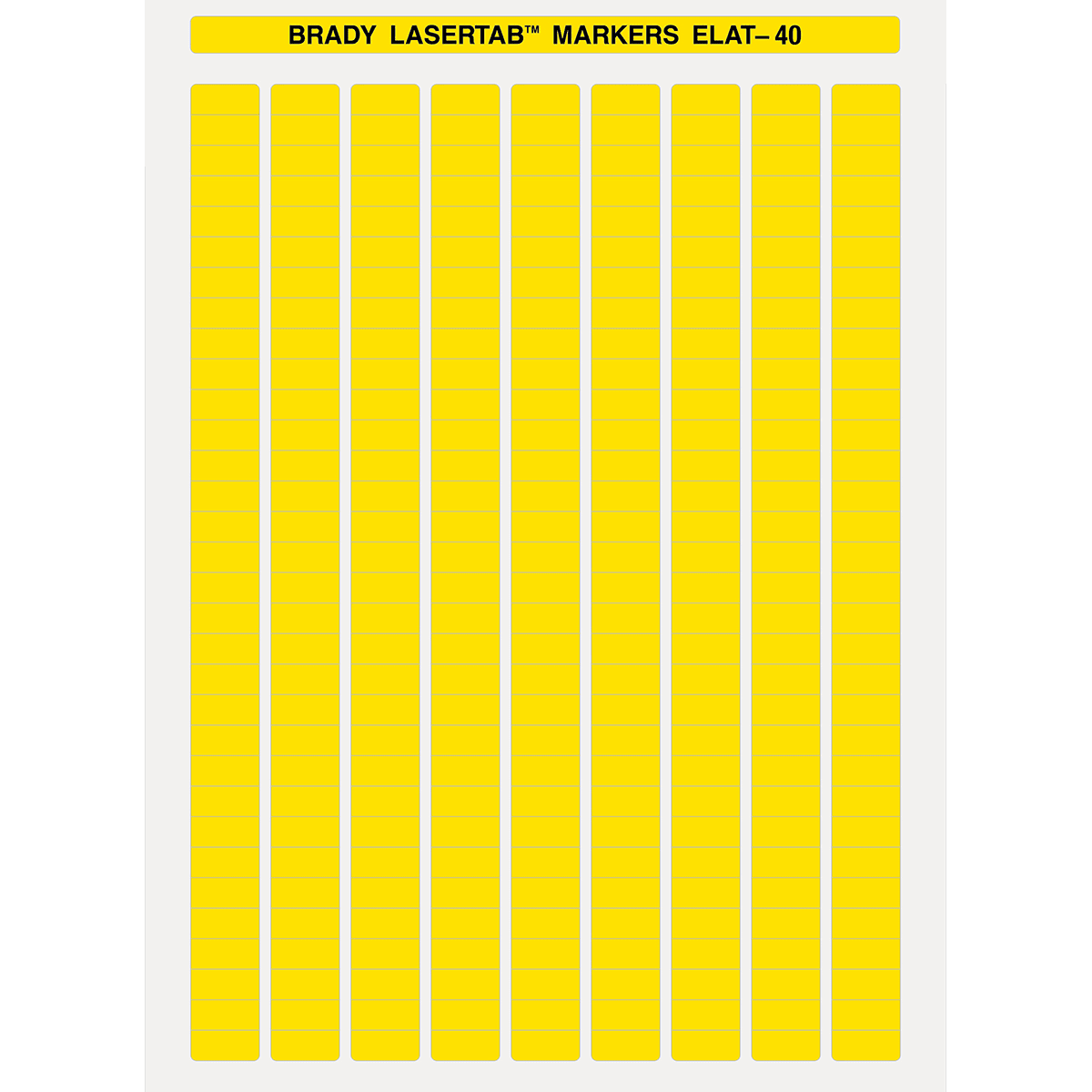 BRADY - Etichette per stampa laser LaserTab