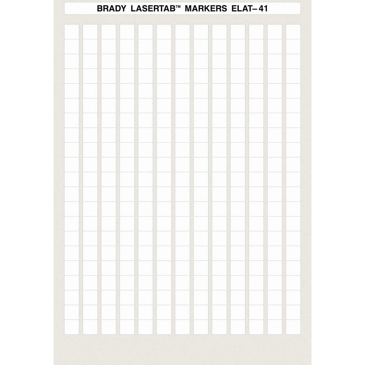 BRADY - Etichette per stampa laser LaserTab