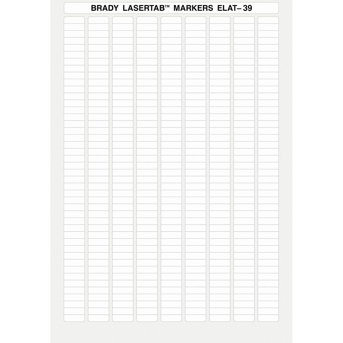 BRADY - Etichette per stampa laser LaserTab