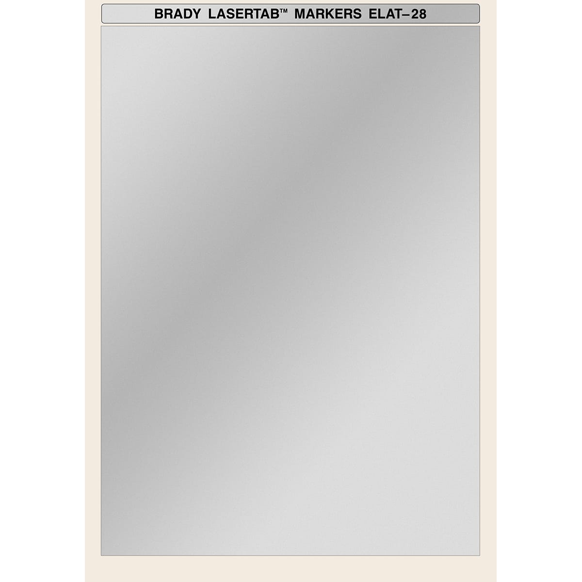 BRADY - Etichette per stampa laser LaserTab