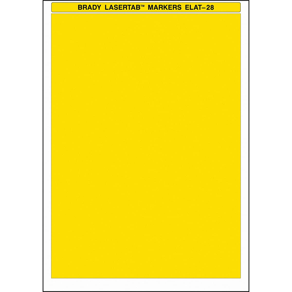 BRADY - Etichette per stampa laser LaserTab