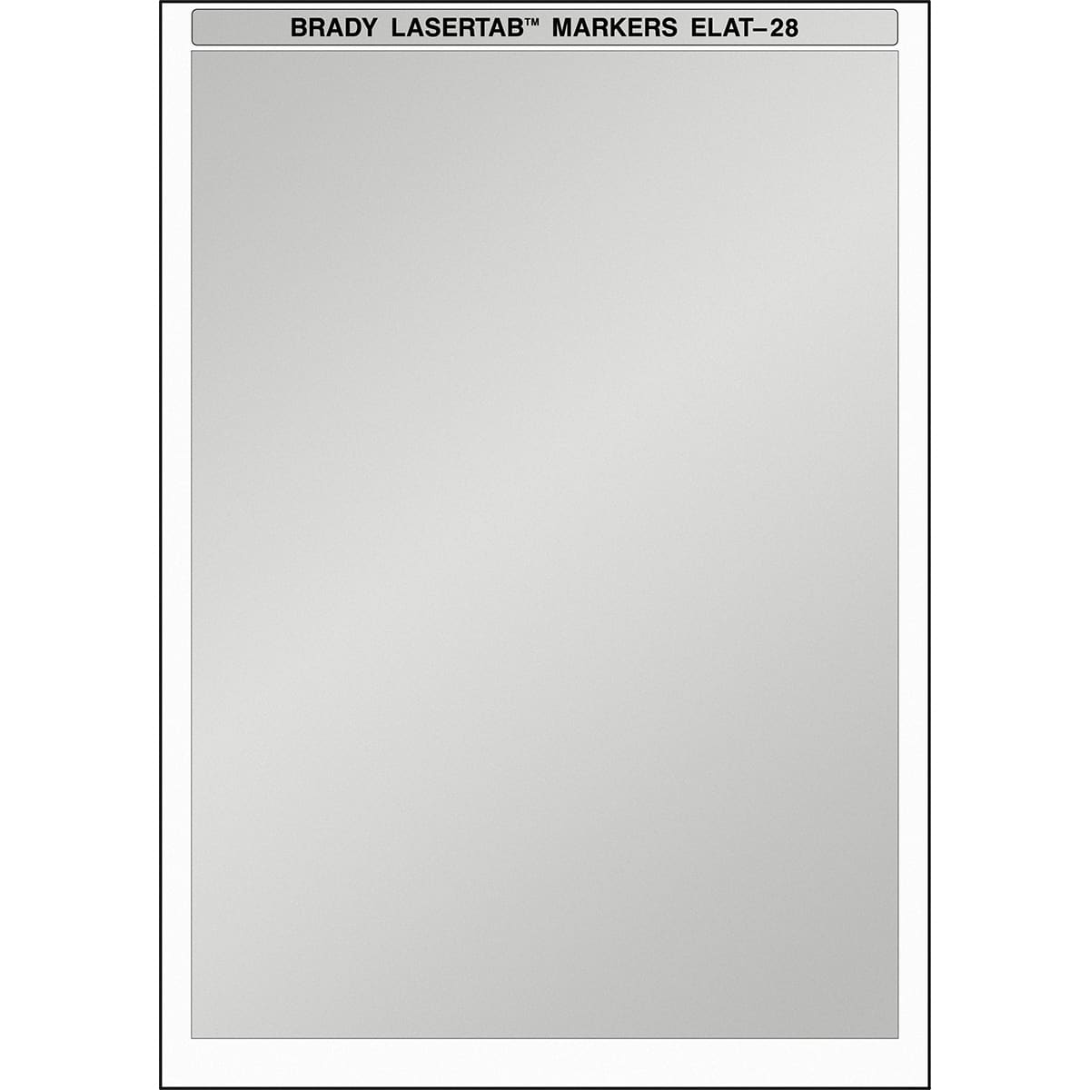 BRADY - Etichette per stampa laser LaserTab