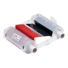 BRADY - Nastro nero/rosso da 105 mm