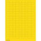 BRADY - Etichette scrivibili vuote in fogli – Giallo senza bordo 101805