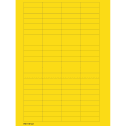BRADY - Etichette scrivibili vuote in fogli – Giallo senza bordo 101806