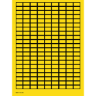 BRADY - Etichette scrivibili vuote in fogli – Giallo con bordo 101807