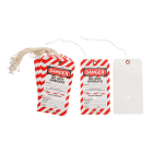 BRADY - Cartellini perforati in due parti 105373