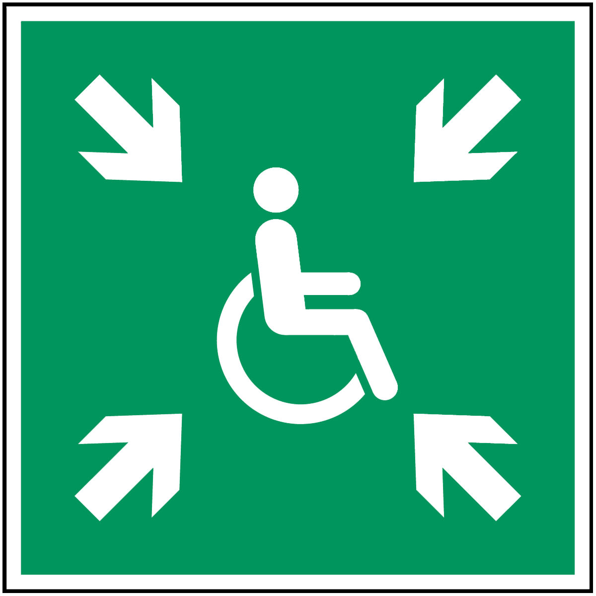 BRADY - Rifugio temporaneo in caso di emergenza – ISO 7010