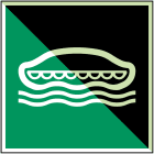 BRADY - Scialuppa di salvataggio – ISO 7010 134994